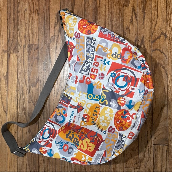 Lesportsac Handbags - 2008 LeSportSac Large Crescent Sling Bag